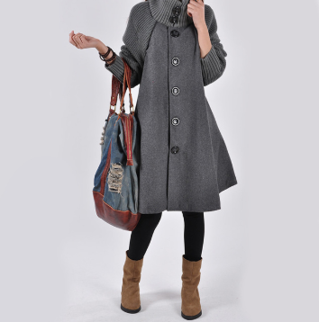 Coat cloak woolen trench Coat cloak woolen trench