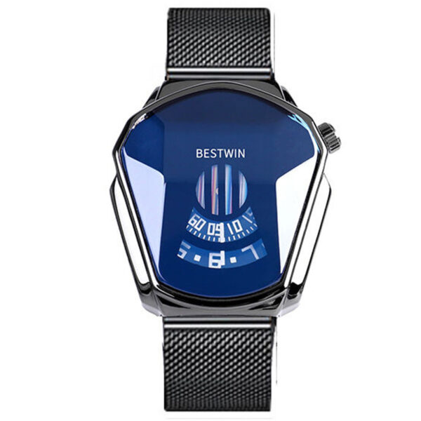 Style: 7Style - Automatic men's black technology watch