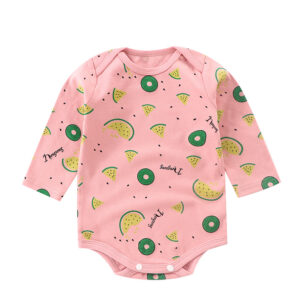 style: C, Child size: 66cm - Cotton Thin Baby''s One-piece Pajamas 2021 Autumn New Triangle