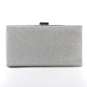 Color: A Silver - Diamond-encrusted clutch