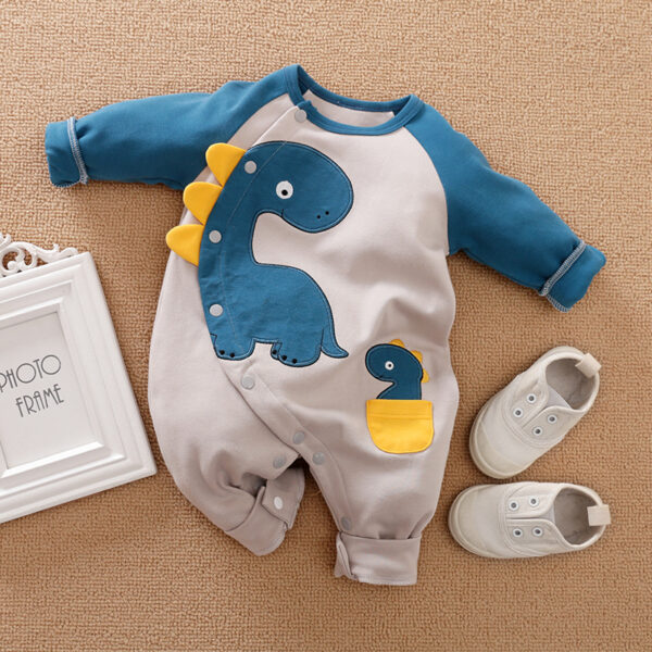 Color: 18ST, Size: 80cm - Rompers Cartoon Cute Male Baby Boy Clothes For Newborn Overalls