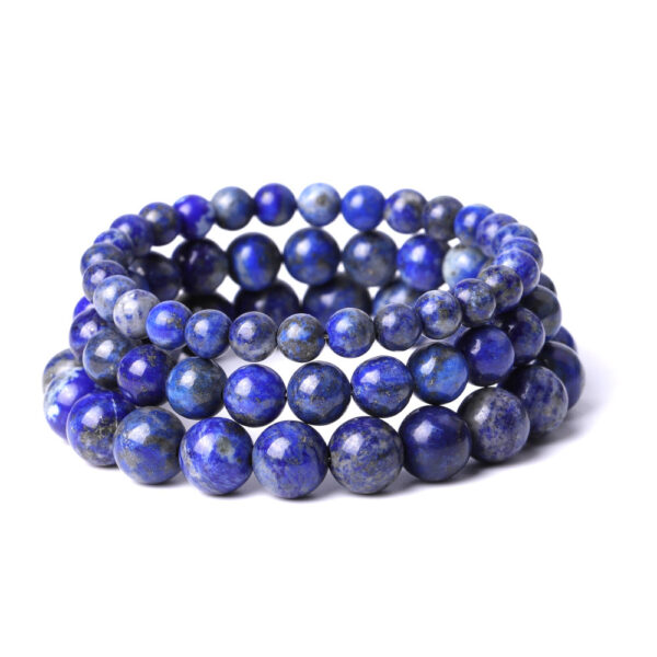 Color: Lapis lazuli, Size: 6mm - Natural stone turquoise bracelet