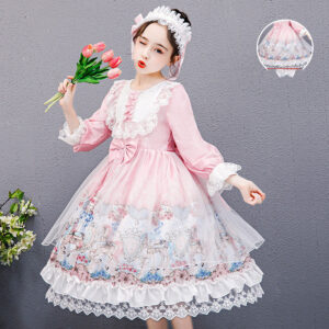 Color: Pink Support skirt, Size: 170cm - Lolita Children's Dress