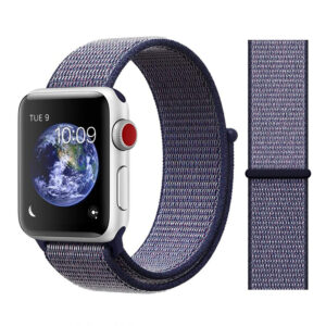 Color: Midnight Blue, Size: 38 - Watch band