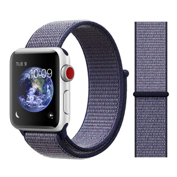 Color: Midnight Blue, Size: 38 - Watch band