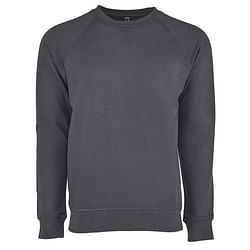 Unisex Laguna French Terry Raglan Sweatshirt - BLACK - XS
