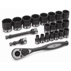 1/2" Dr. 22pc Fractional Duo-Socket Set - 12 Pt.