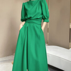 Women's Summer Style Waist Wrapped Slim Dress