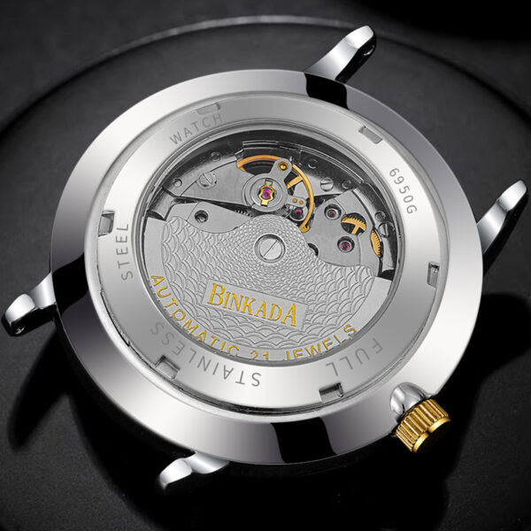 Full-automatic Watrproof Watch Live Hot Men's Watch Multi-function Mechanical Watch - Image 2